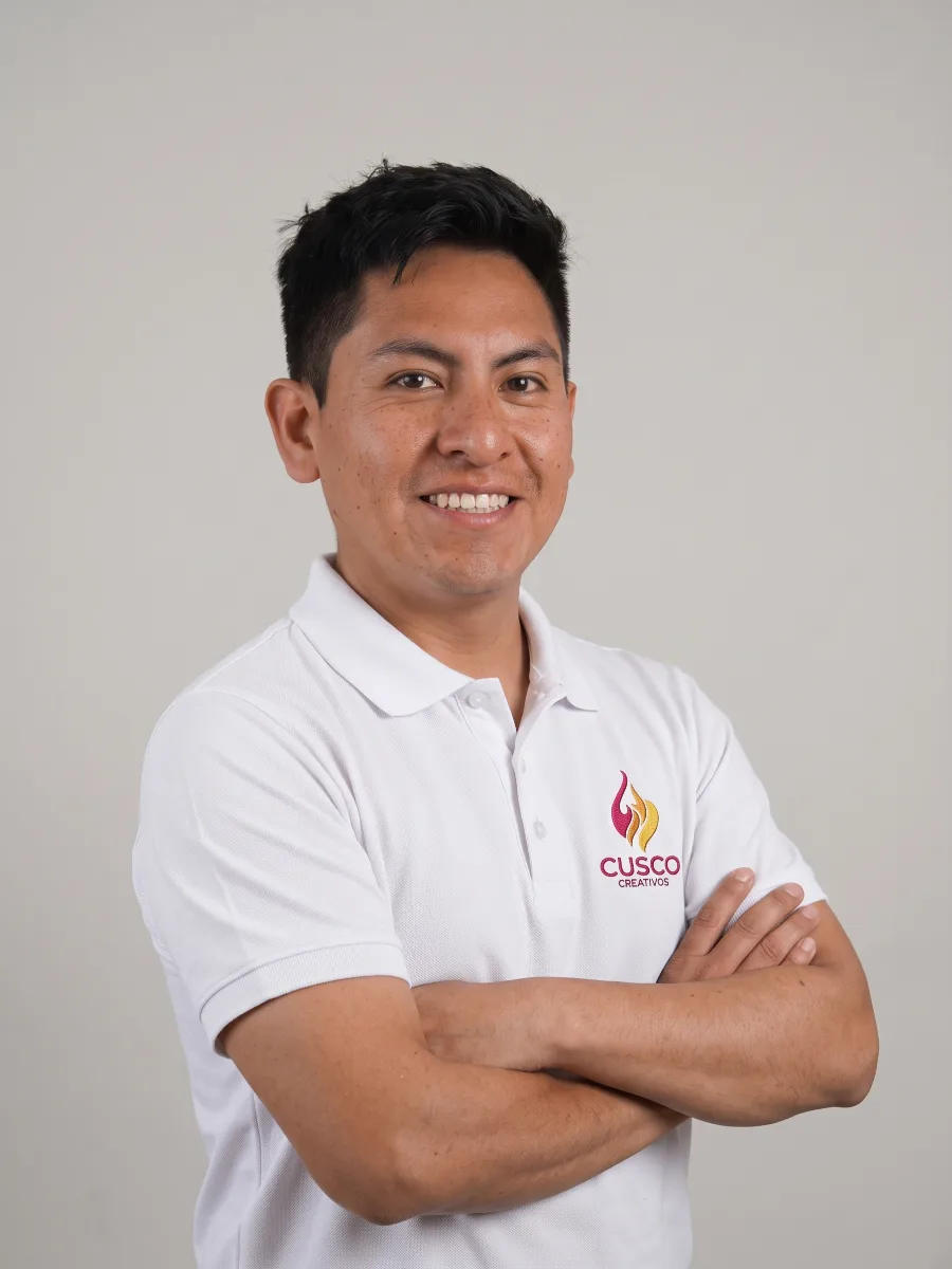 Integrante del equipo de Cusco Creativos