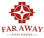 Logo de Far Away Explorers, proyecto de Cusco Creativos