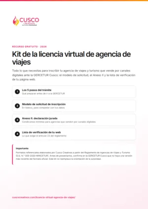 Portada del Kit de la licencia virtual GERCETUR