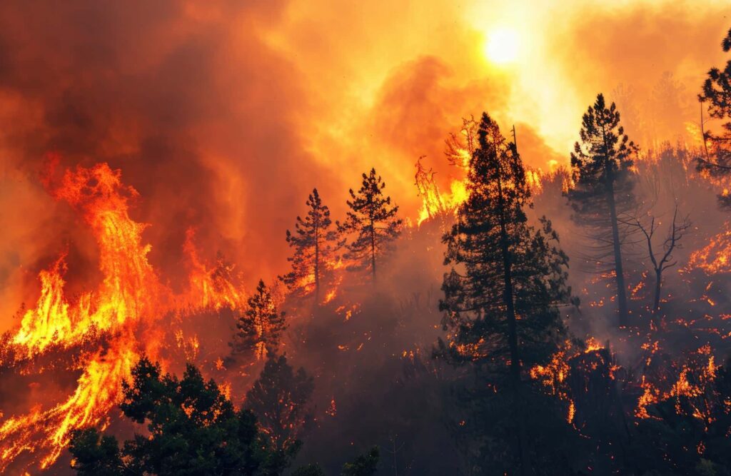 Los incendios forestales no son raros en la región andina, desafortunadamente, sin embargo, estos desastres no afectan la actividad turística.
