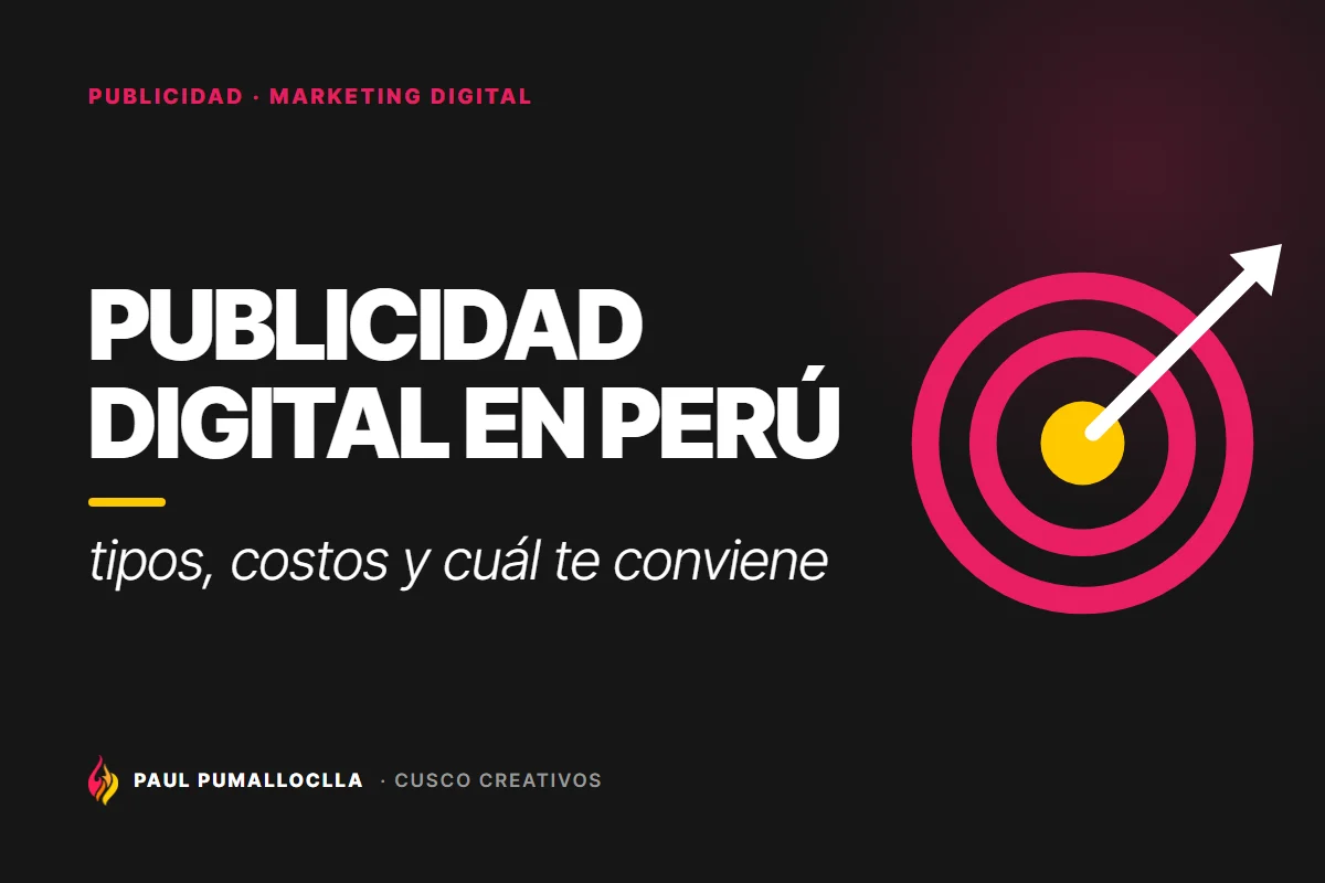 Portada del artículo «Publicidad digital en Perú: tipos, costos y cuál te conviene» de Cusco Creativos
